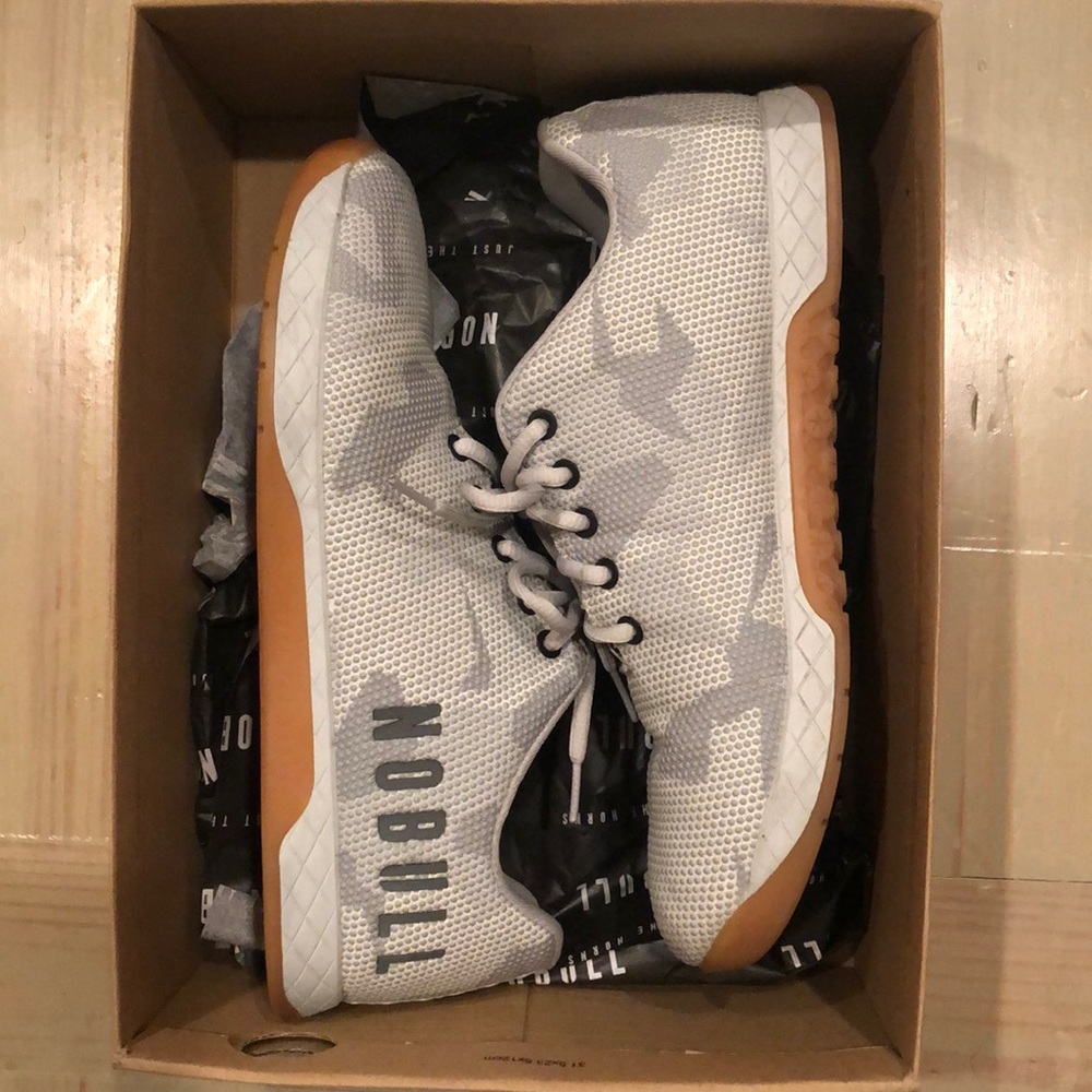 NoBull Trainer - White Camo Size 10.5